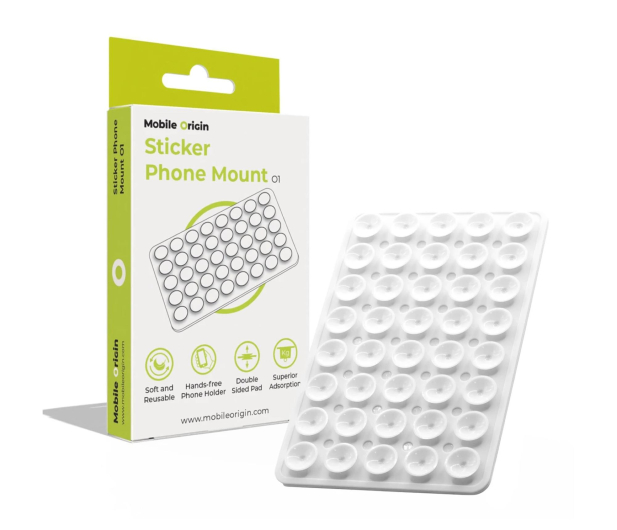Mobile Origin Sticker Phone Mount O1 white - 1363077 - zdjęcie